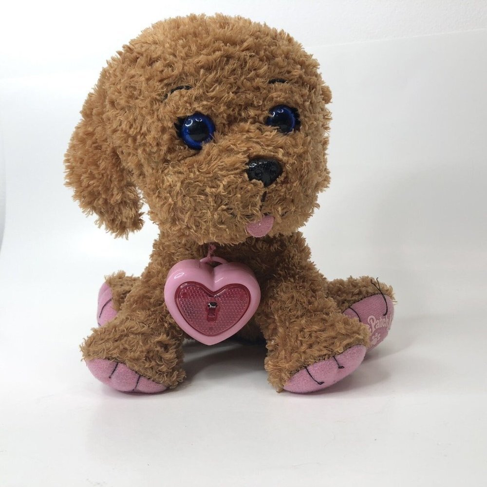 Cabbage Patch Kids Plush Dog Adoptimals Pet Brown Puppy Stuffed Animal Barks 7”
